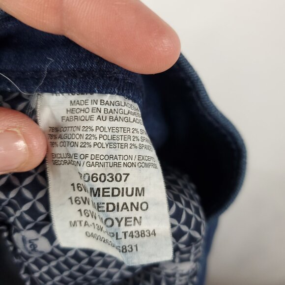 Lee Platinum LabelMidrise Fit Barely Boot 16W Medium Womens Pull On Jeans - Picture 11 of 11